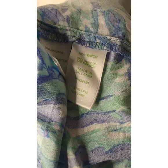 Lilly Pulitzer Hollie Blue Haven Hey Hey Soleil Shift Dress Size M - Picture 7 of 8